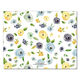 Yellow and Blue Corner Flowers Response Cards Image 2 of 3
